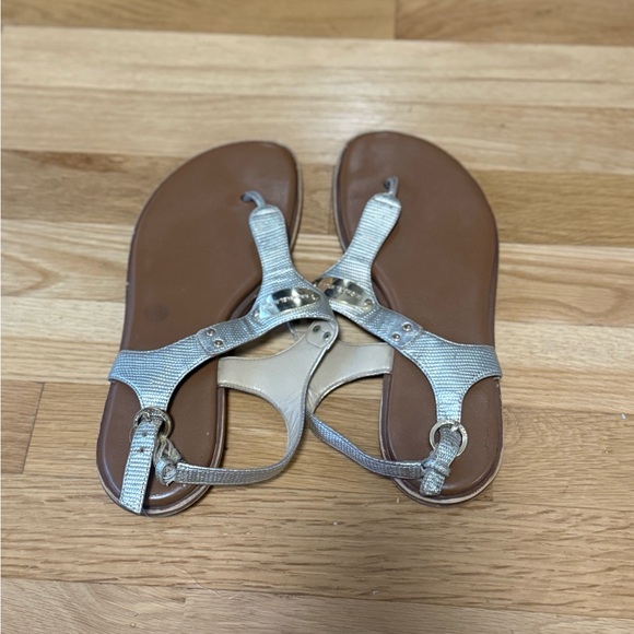 Michael Kors Silver Sandals - Picture 2 of 8